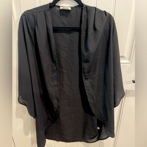 Style Rack Large (one size) Black Women's kimono